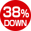 38%down