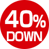 40%down