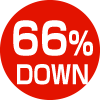 66%down