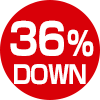 36%down
