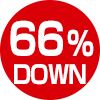 66%down
